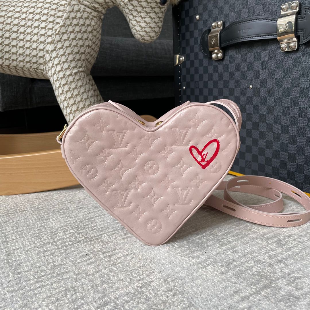 Louis Vuitton 2021 Monogram Empreinte Fall In Love Sac Coeur - Pink  Crossbody Bags, Handbags - LOU530265