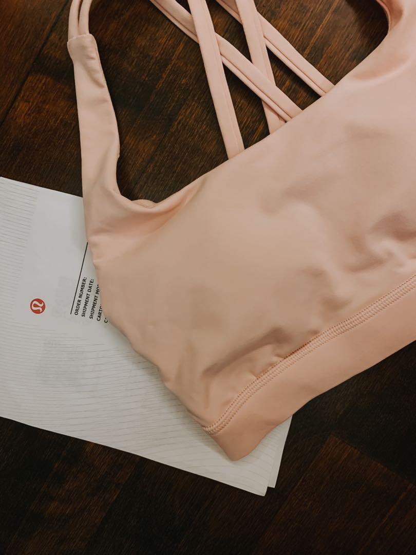 Lululemon energy bra adjustable size 2 (Category: Activewear) located in Singapore. Submitted by quinnmia (Listing ID 1117994294, Image 1). Description: Ordered from lululemon website and shipped from Hong Kong. Presumably never tested or stretched out by anyone before. Currently sold in store for $92 Selling due to too small. Worn only once. No lowballing. .