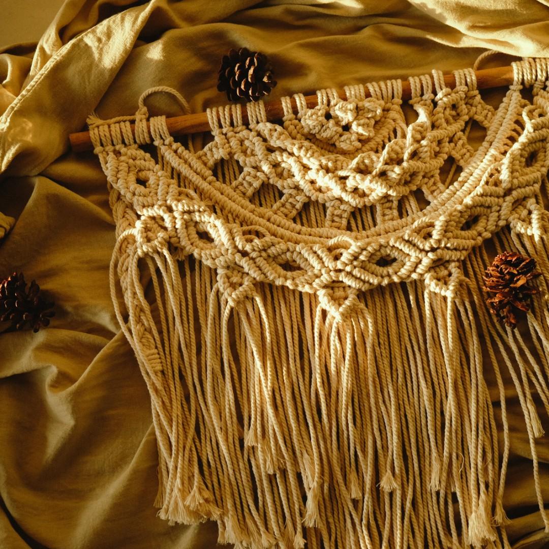 Half mandala macrame hot sale