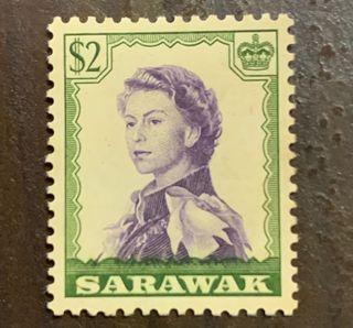 Malay Sarawak Queen Elizabeth Stamp High Value 1 Mint Slight Toned Gum Hobbies Toys Memorabilia Collectibles Stamps Prints On Carousell