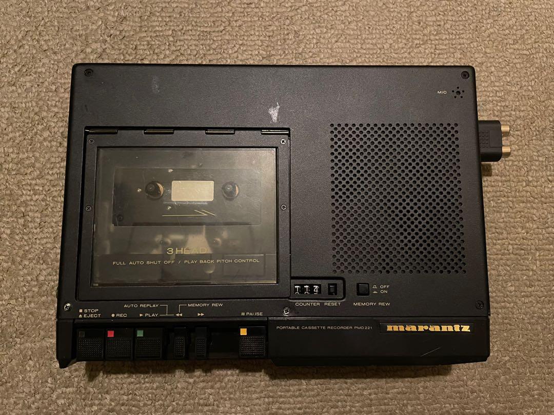 Marantz PMD221 Portable Cassette Deck/Recorder, Audio, Portable Music Players on Carousell