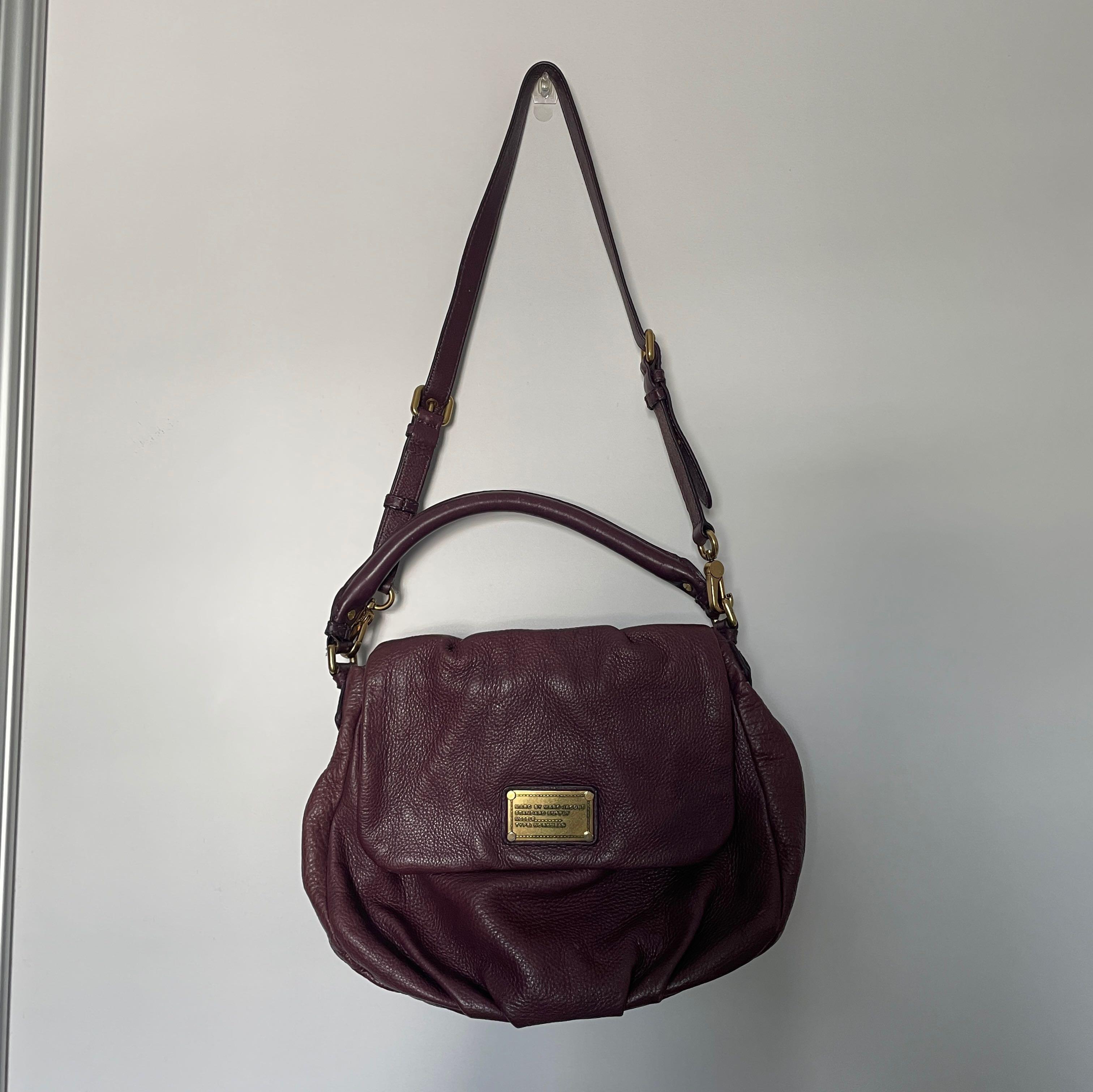 Marc jacobs outlet burgundy bag
