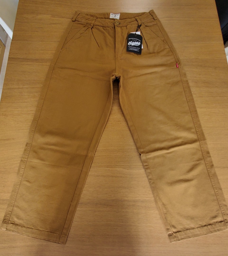 khaki trousers