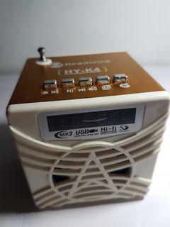 SALE! mini speaker with fm radio and mp3