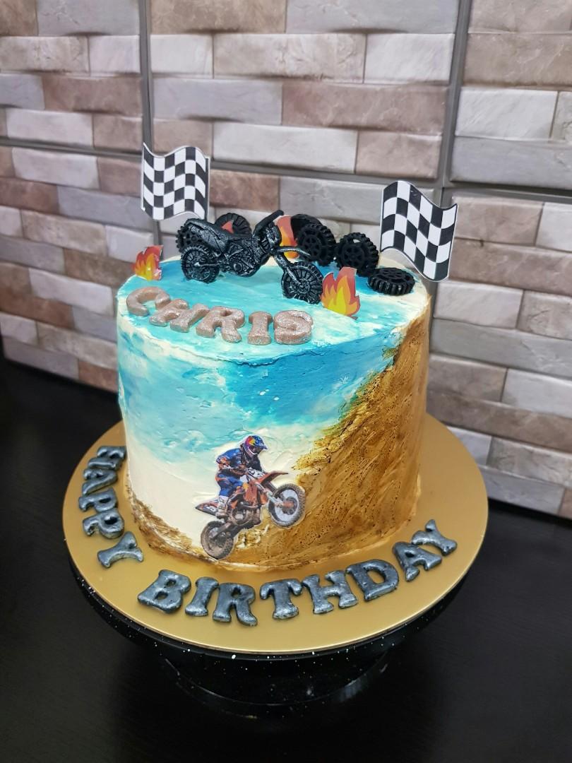 My Cake Hobby: Dirt Bike Cake | Birthday party cake, Bike cakes, Dirt bike  birthday