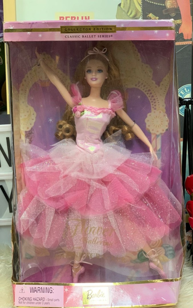 New!! Mattel 2000 Flower Ballerina Barbie Doll from The Nutcracker