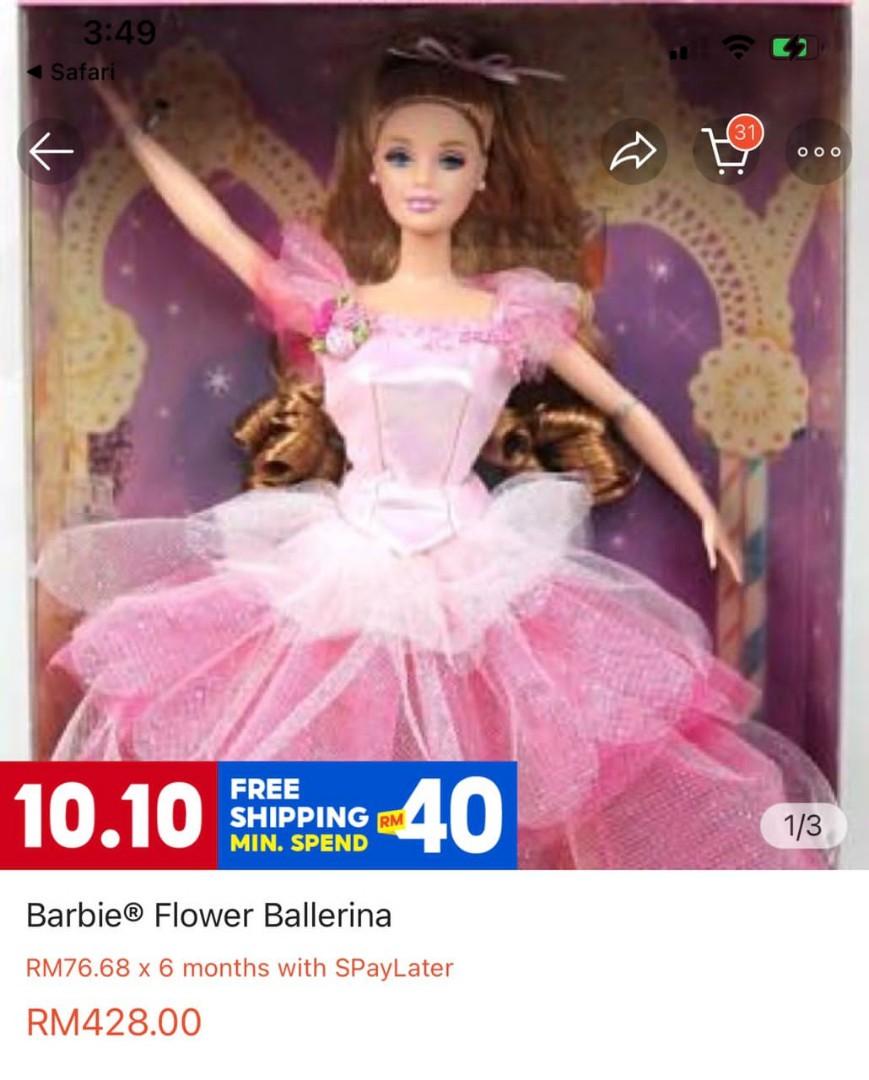 Flower ballerina barbie hot sale