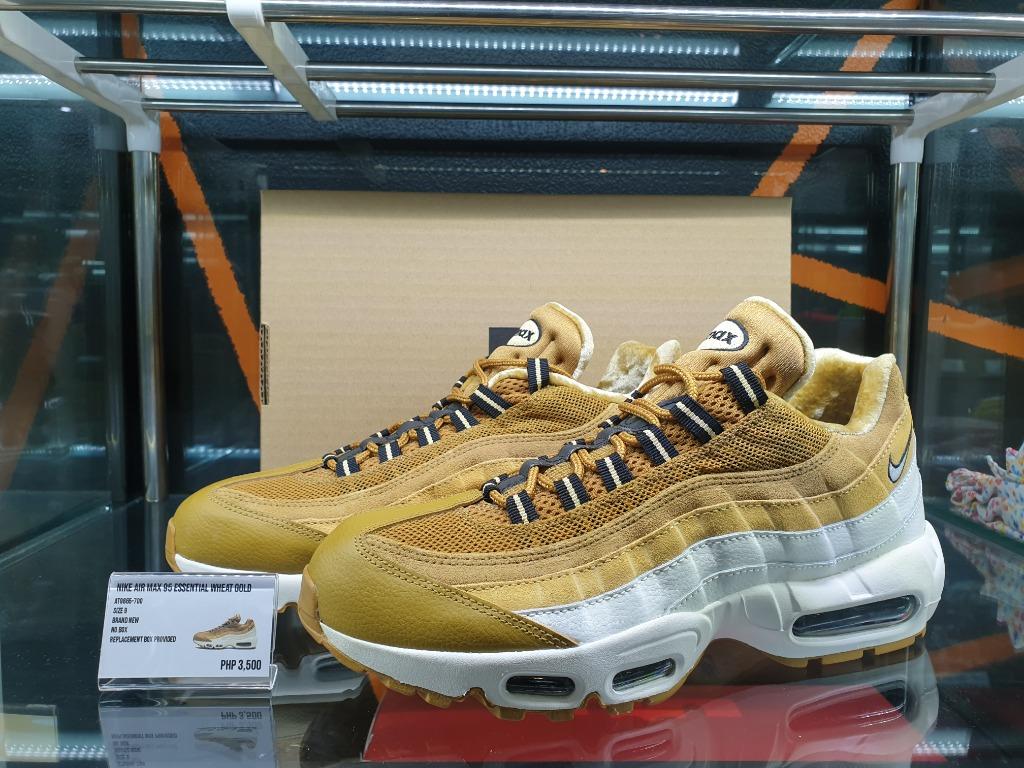Nike air max 95 wheat gold hot sale