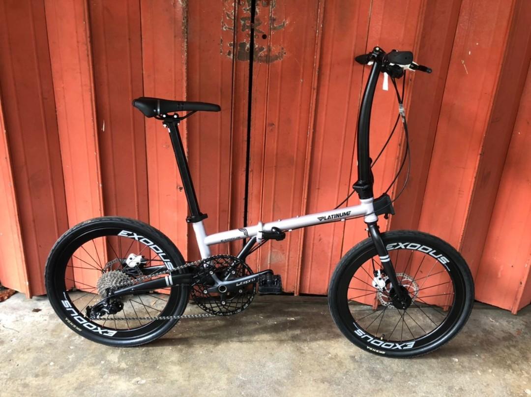 Platinum folding bike store