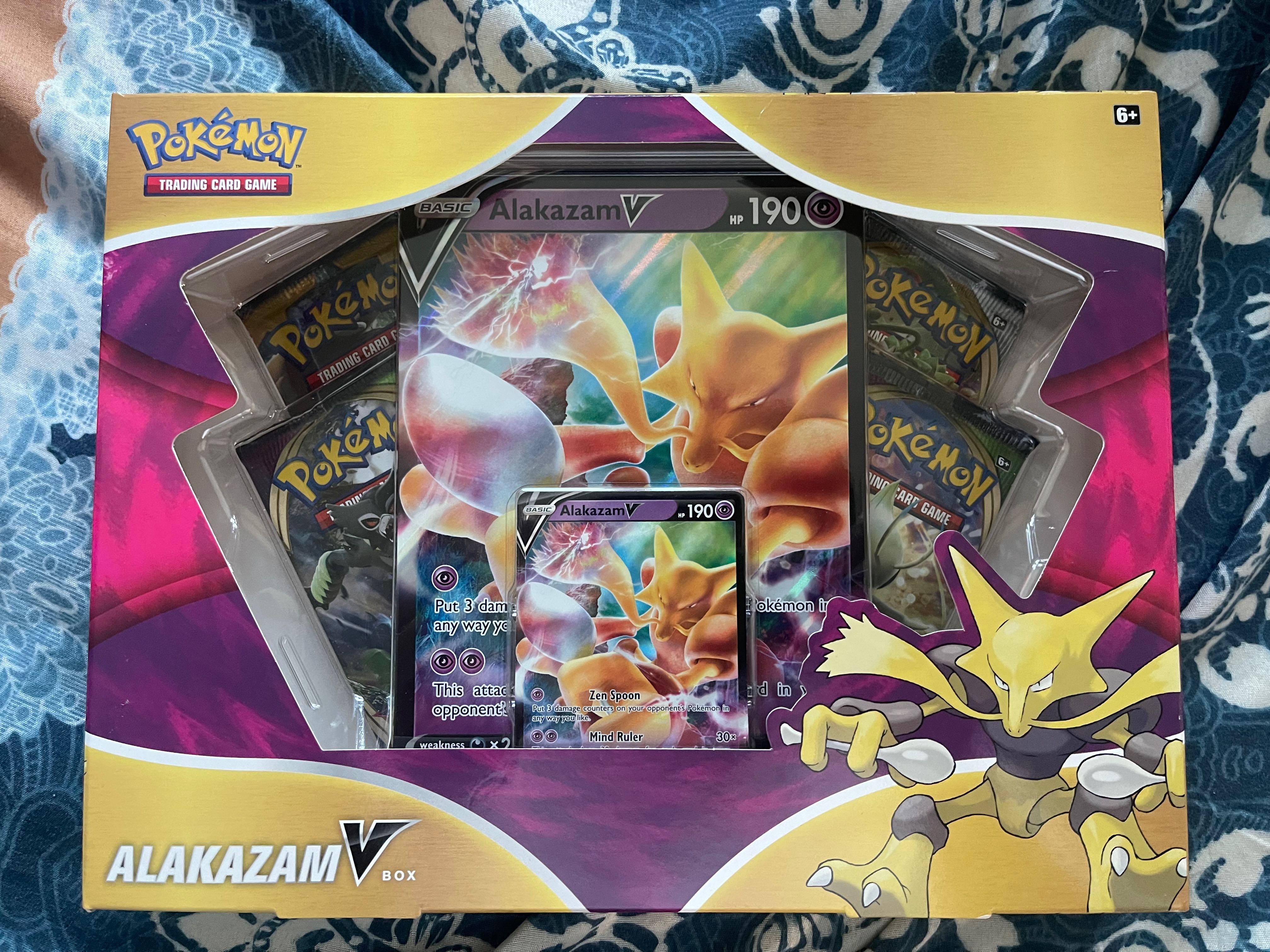 Pokemon Tcg Alakazam V Box Brand New Factory Sealed Hobbies Toys Toys Games On Carousell
