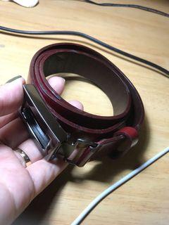 Prada maroon belt
