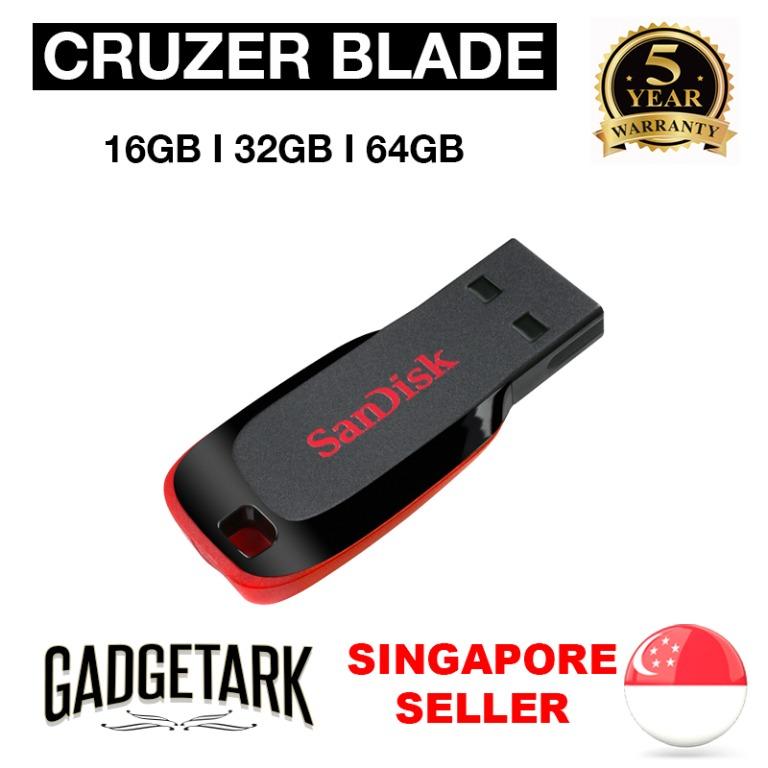 8GB16GB 32GB 64GB SanDisk Stick SDCZ50 USB2.0 Pen Cruzer Blade Flash thumb Drive 