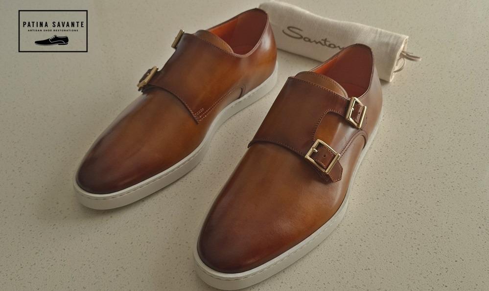 Santoni monk sneaker store