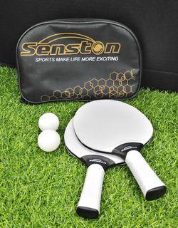 Senston Table Tennis Racket Set, Ping Pong Paddle, Set for 2 Players