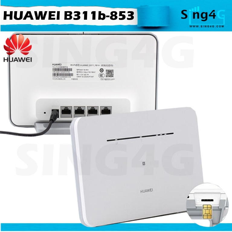 SIM ROUTER FOR TPG HUAWEI B311B-853 FULLY AUTO, Computers & Tech, Parts ...