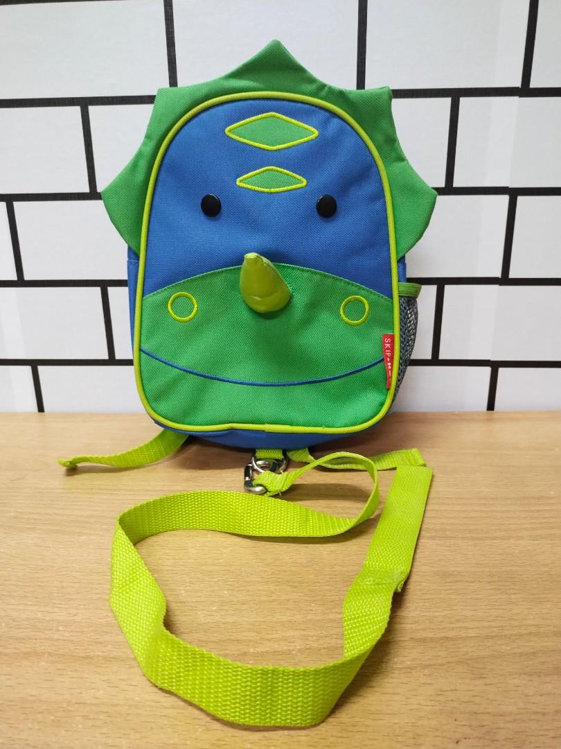 Skip Hop Zoo Let Safety Harness Mini Backpack with Rein Dino