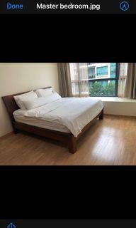 Solid timber bed frame (King size) 