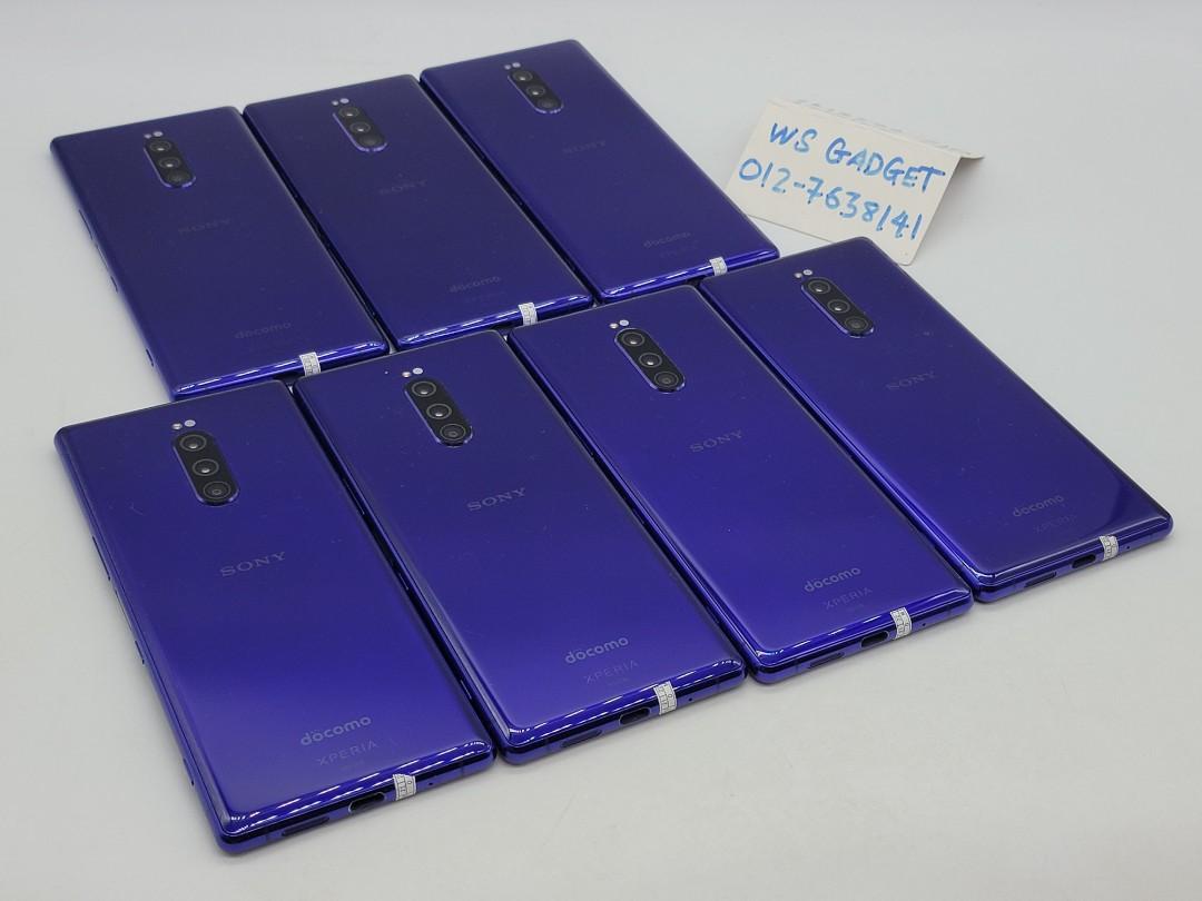 定番再入荷Xperia 1 Purple 64 GB docomo SIMロック解除済み スマートフォン本体