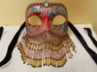 SQUID GAMES FANS 👺 Venetian Embellished Masquerade Mask Pink