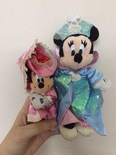 Tokyo Disney Resort Minnie Mouse plush keychain 20th Anniversary Disneyland 🚚Free Shipping
