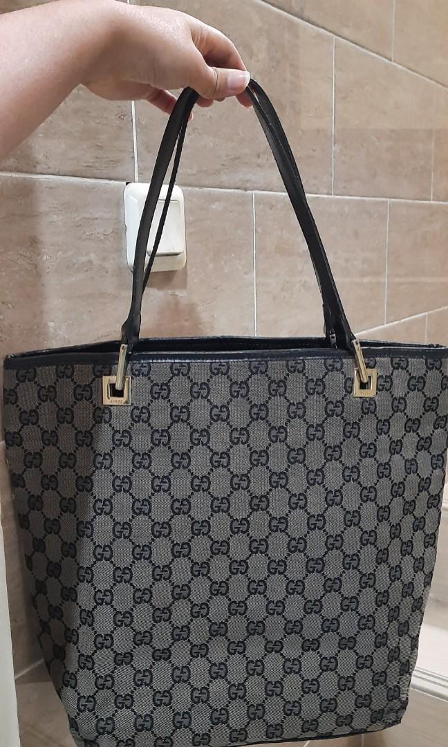 Gucci tote bag kanvas sales