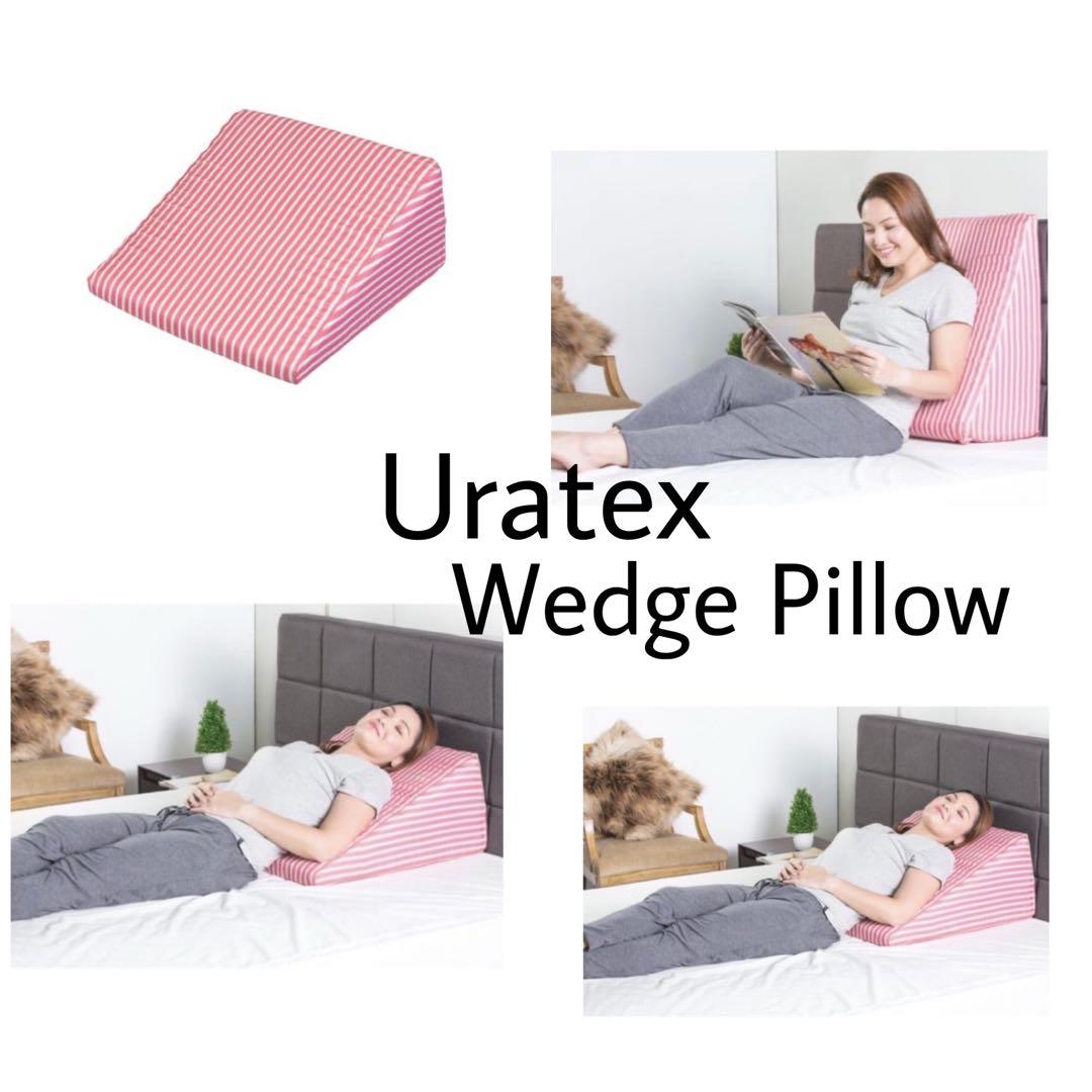 Uratex Wedge Pillow for acid reflux avoid bed sores relaxation
