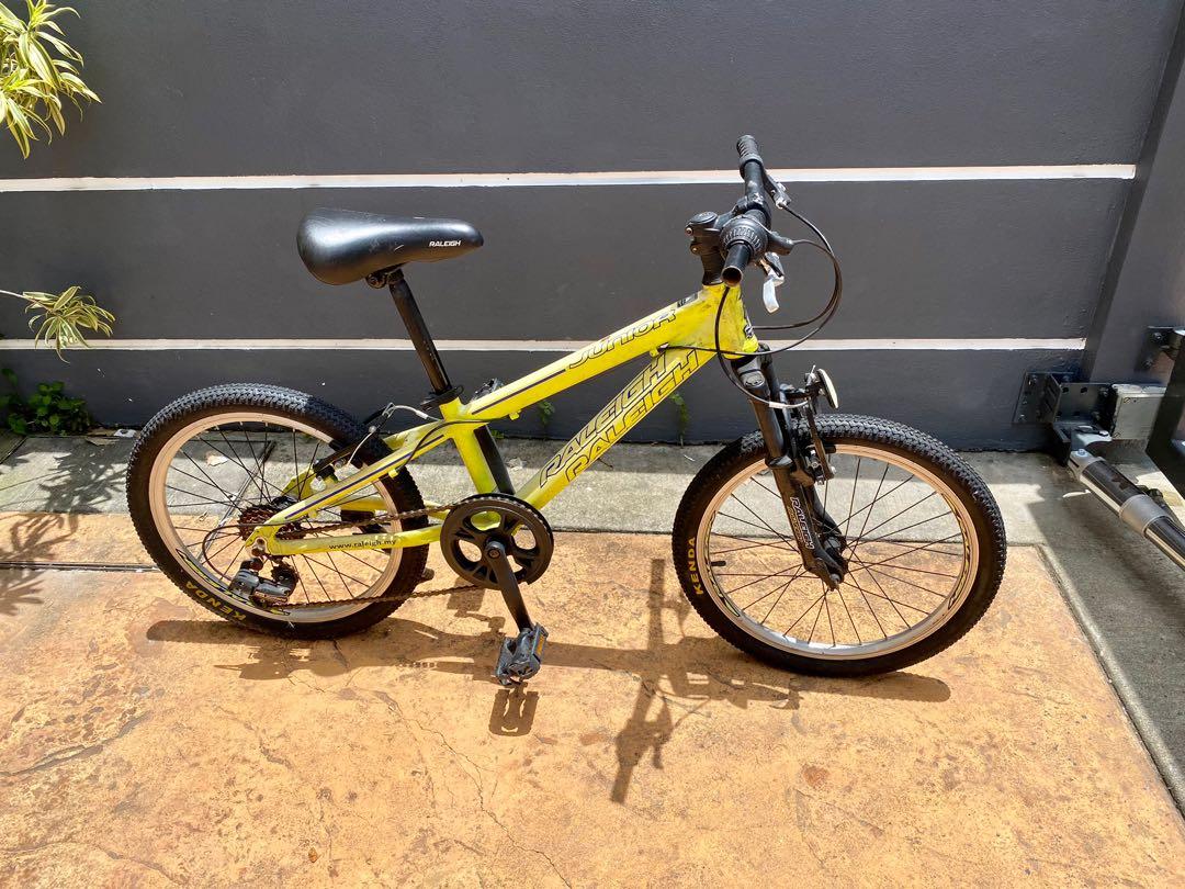 Used Raleigh Junior 20 6 speed mountain bike for big kids