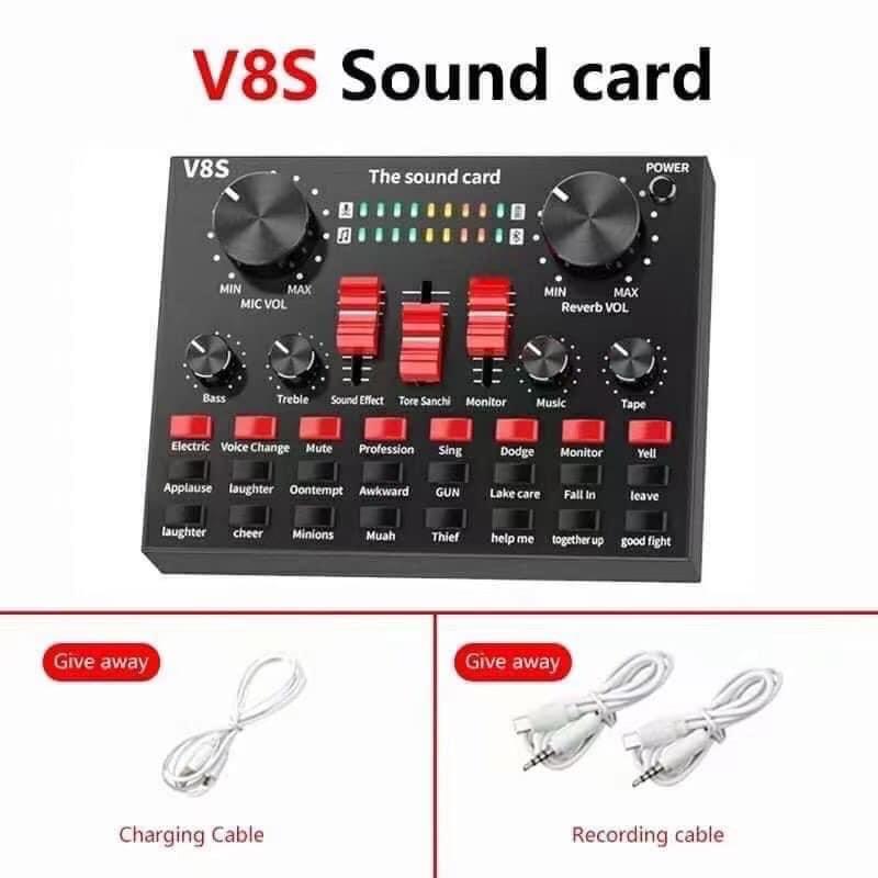 V85 Sound Card (Category: Soundbars, Speakers & Amplifiers) located in Cainta. Submitted by iubelle (Listing ID 1117958234, Image 2). Description: V85 sound card:700php Add Microphone: 150php Special Interface for round card. It is suitable for microphone with medium and small diaphragm on the market mobile phone and other interfaces. 16 live effects easy and funny live. Unique mixer design. Multiple tones. Cancellation of original sound #ss #v85