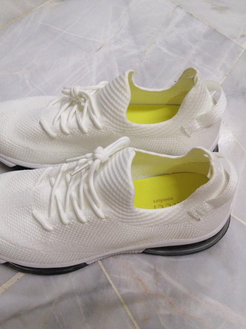Vincci White Sport Shoes Women s Fashion Footwear Sneakers on