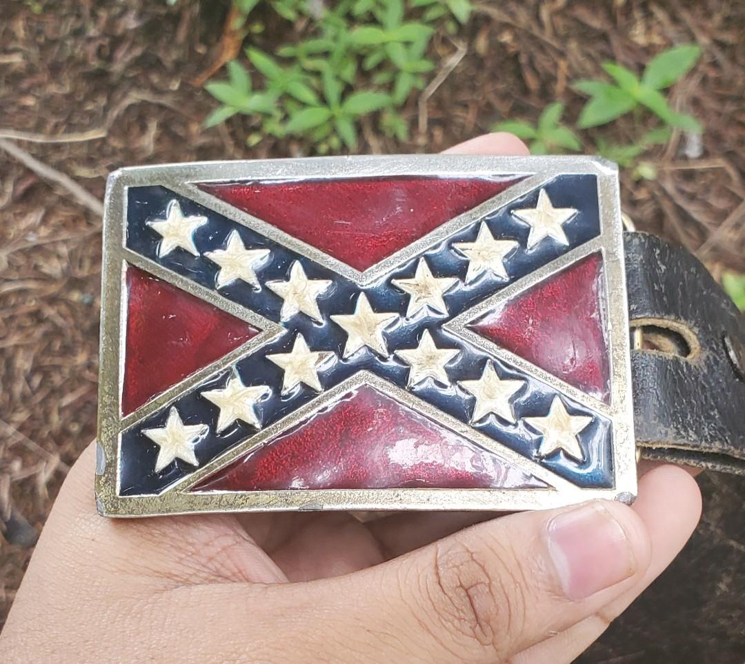 Rebel flag outlet belt buckle