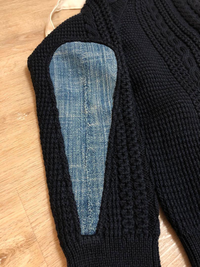 visvim FISHERMAN CABLE KNIT, 名牌, 服裝- Carousell