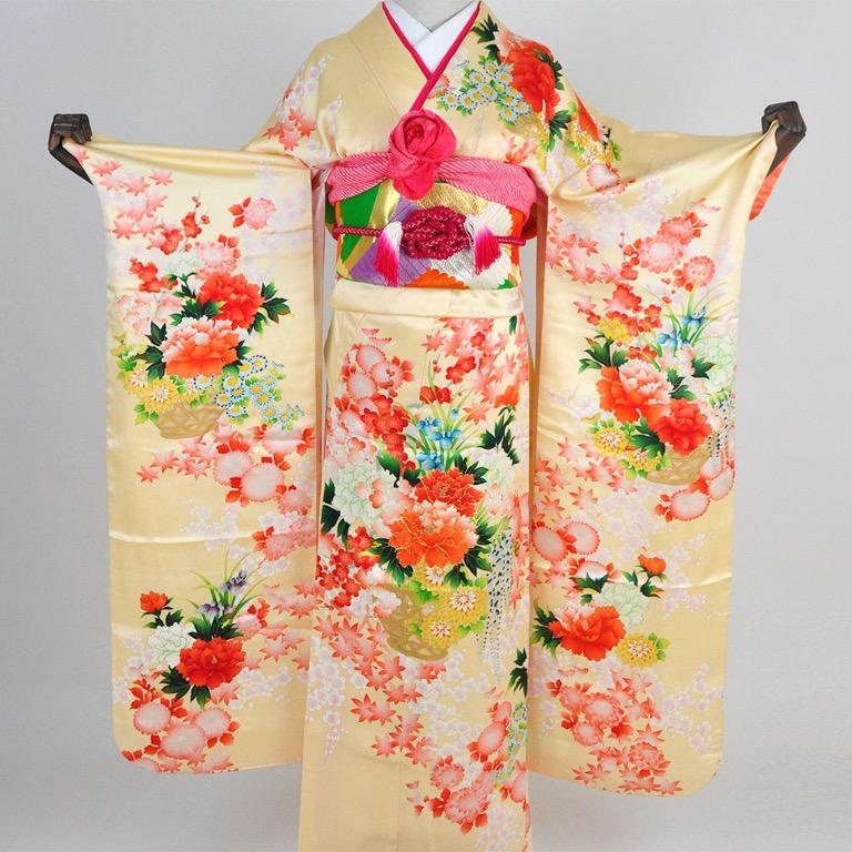 售】日本正宗振袖和服Japanese Furisode Kimono, 女裝, 連身裙& 套裝