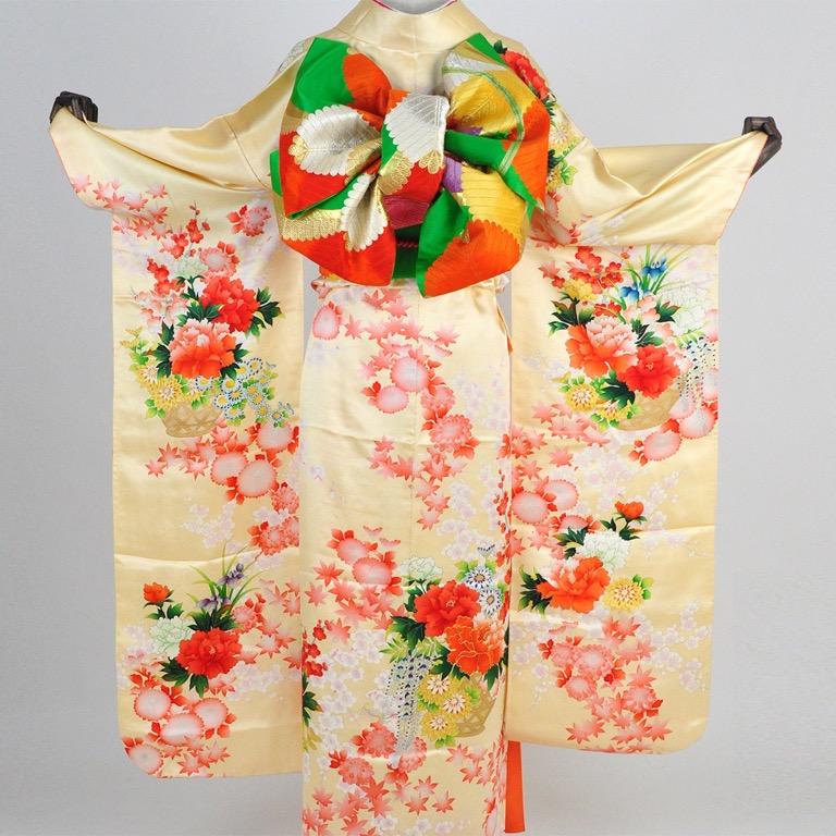 售】日本正宗振袖和服Japanese Furisode Kimono, 女裝, 連身裙& 套裝