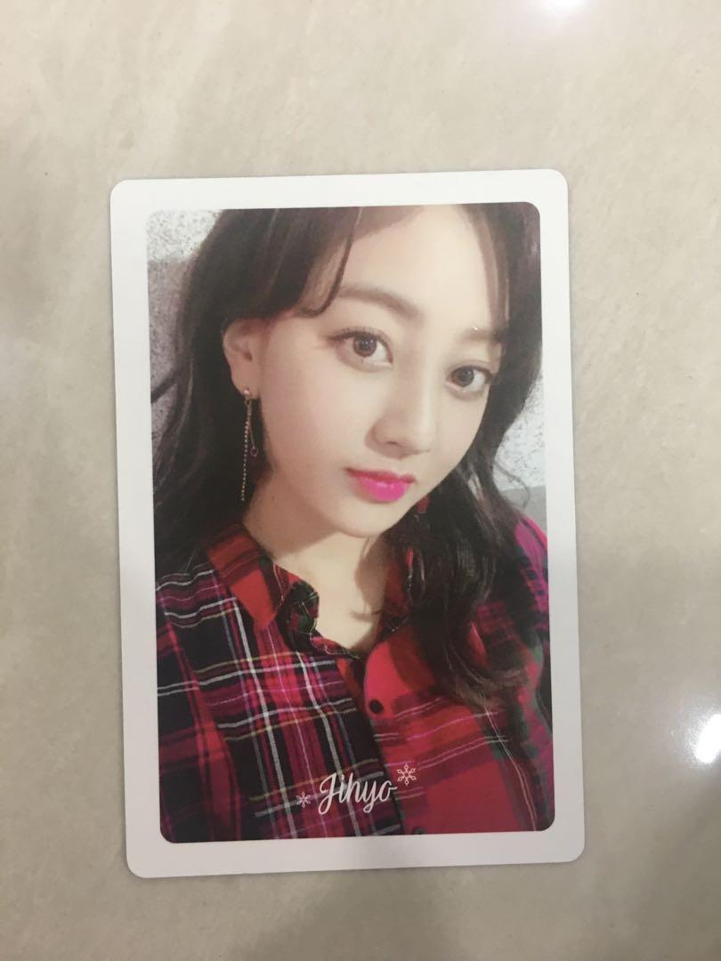 ( Twice Photocard ) Merry Happy Jihyo Photocard K Wave on Carousell