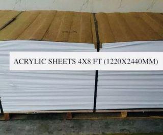 Acrylic Sheets 3mm 4x8ft Opaque White