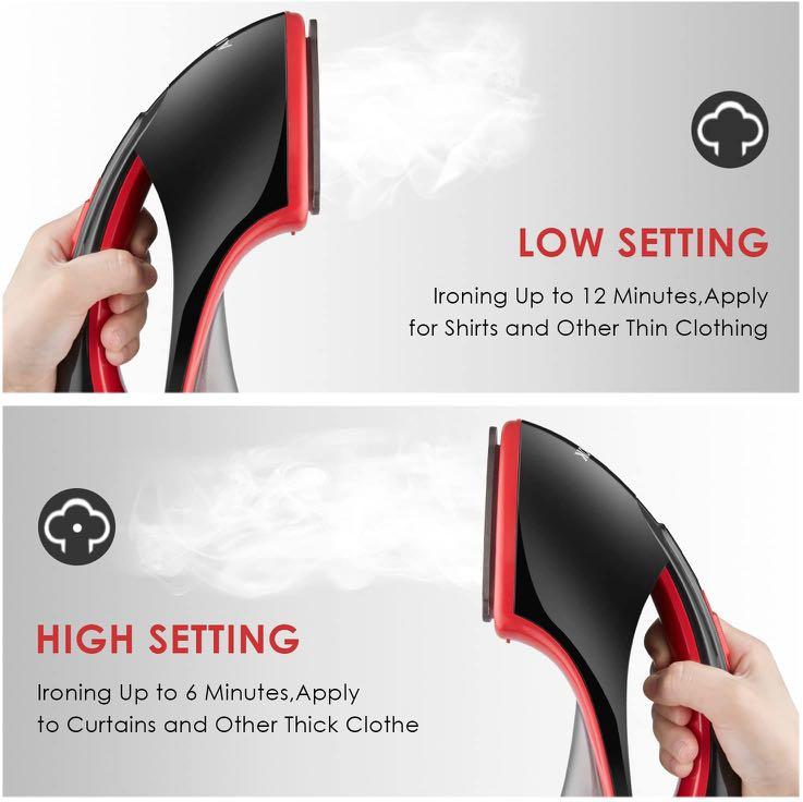 Steam Iron Handheld, AICOK, For Clothes Garment Fabric Steamer Wrinkle