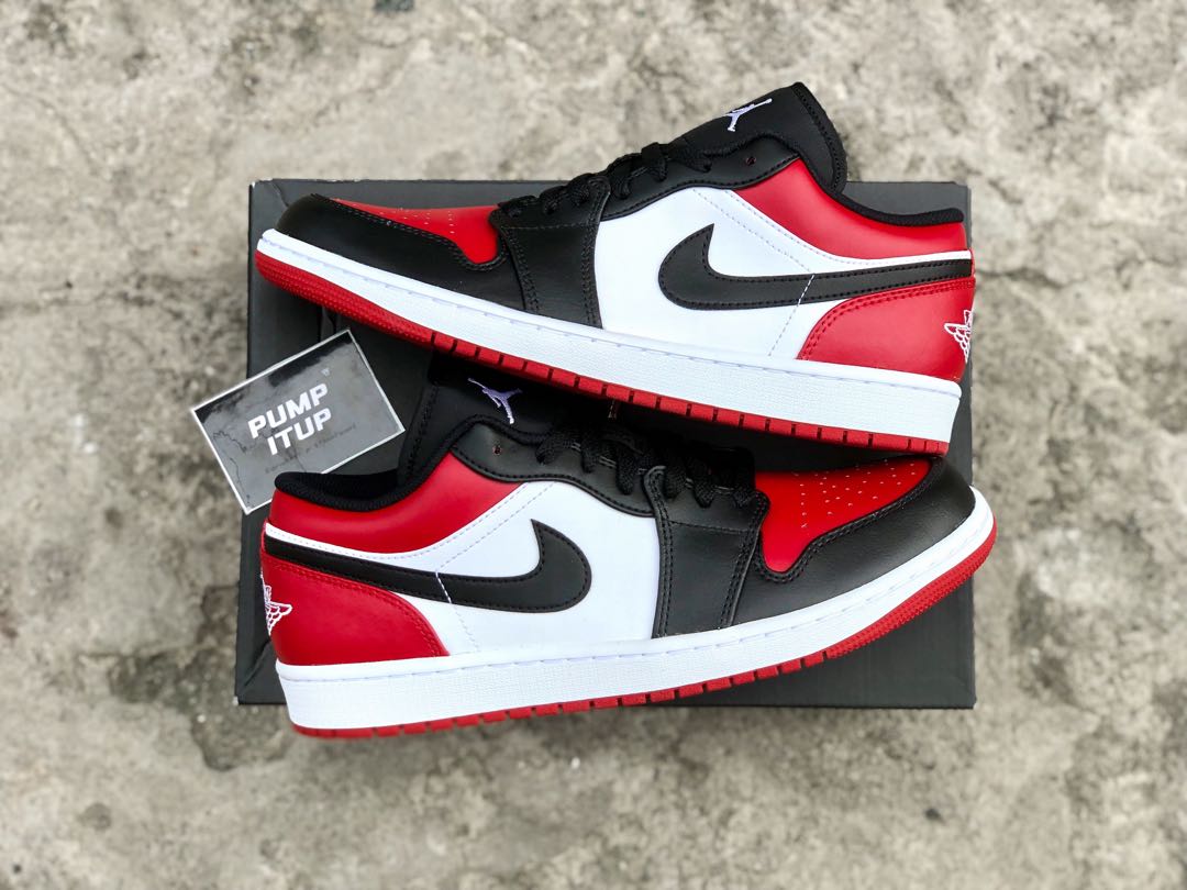 Air Jordan 1 Low Bred Toe