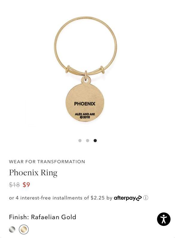 Alex and ani new arrivals phoenix bracelet