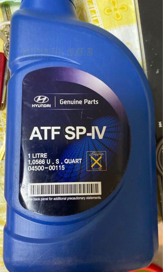 Atf Kia Hyundai atf sp-iv genuine, Car Accessories, Car Workshops ...