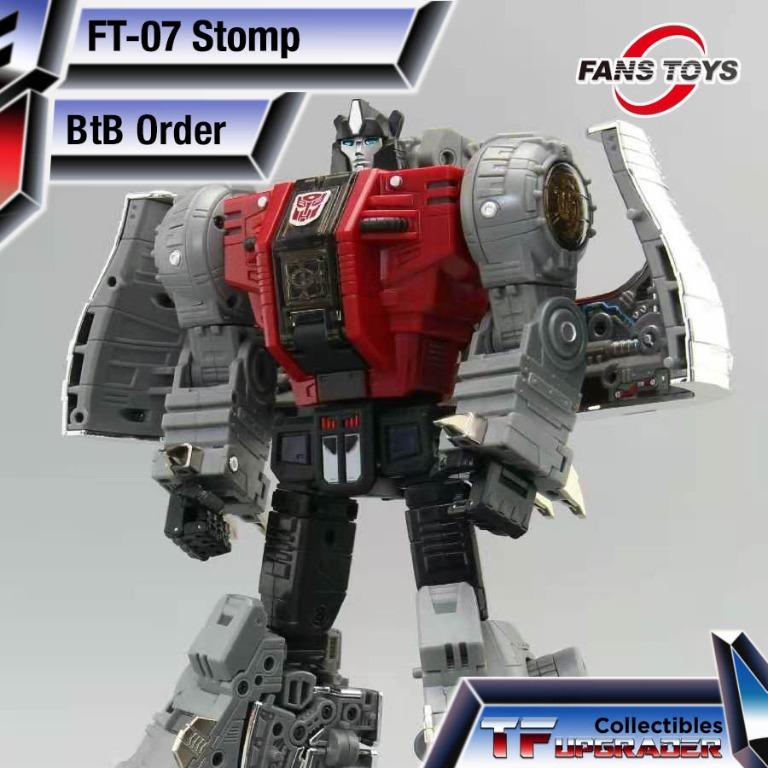 Back To Back Order Fans Toys Ft 07 Stomp Reissue Toys Games Action Figures Collectibles On Carousell