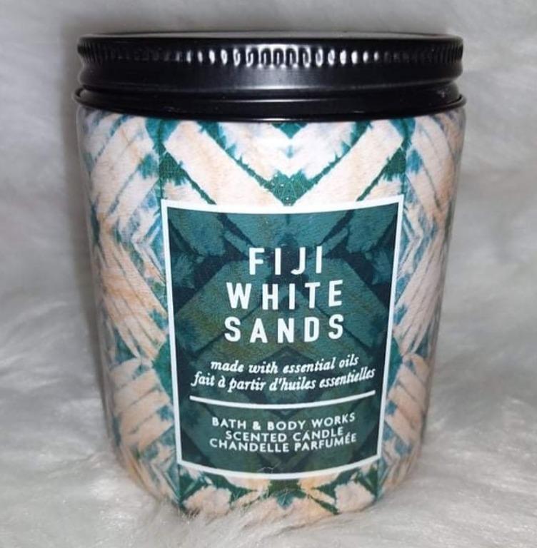 1 Bath & Body Works FIJI WHITE SANDS Large 3-Wick Scented Candle 14.5 oz 