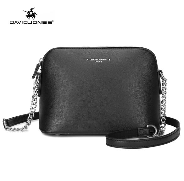 BNIB David Jones Crossbody Black Sling Bag, Women's Fashion, Bags