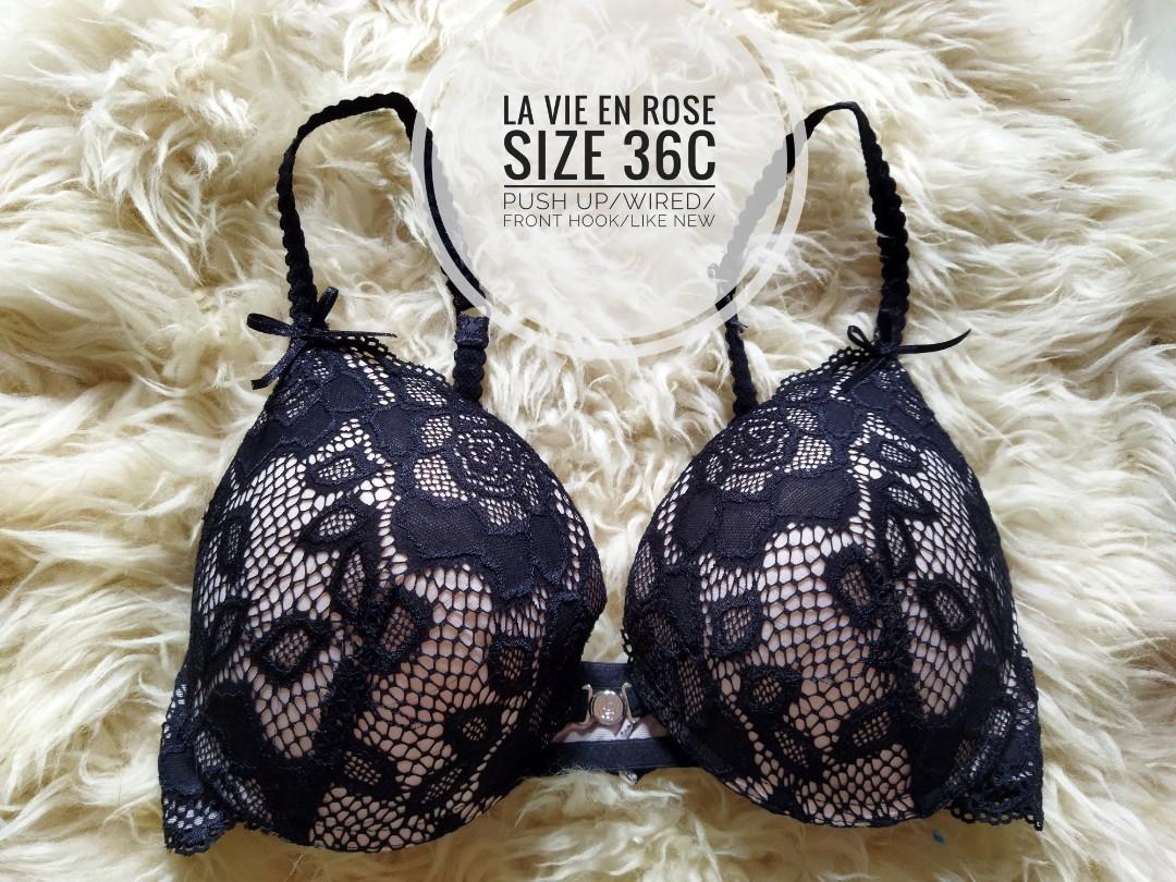 La vie en rose 36B push up bra, Women's Fashion, New Undergarments &  Loungewear on Carousell