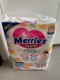 (Brand New) Merries Pants Diapers L