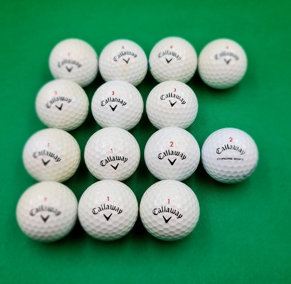 CallawayChromeSoft14x used golf ball, Sports Equipment, Sports & Games