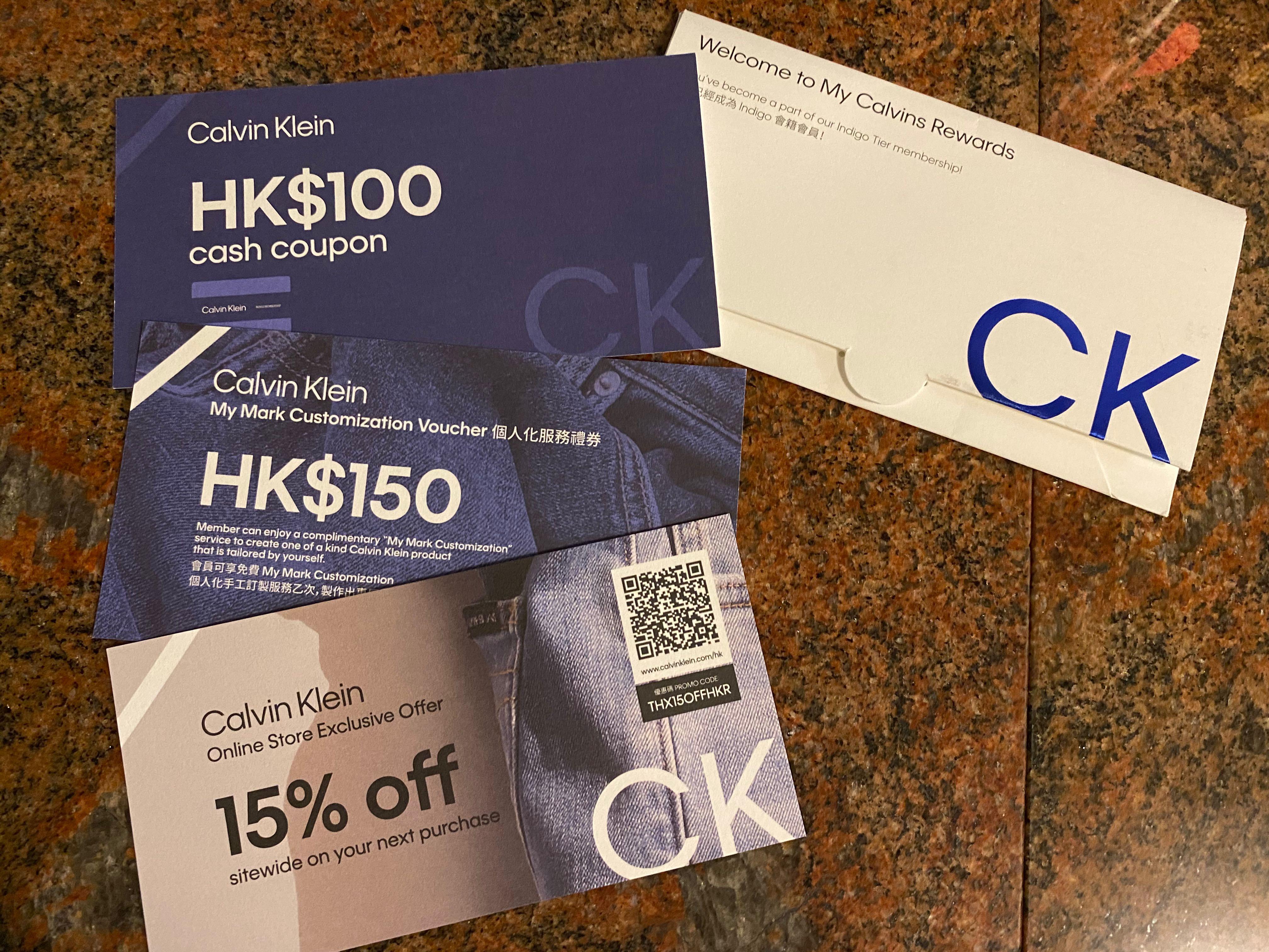 Calvin klein deals online coupon