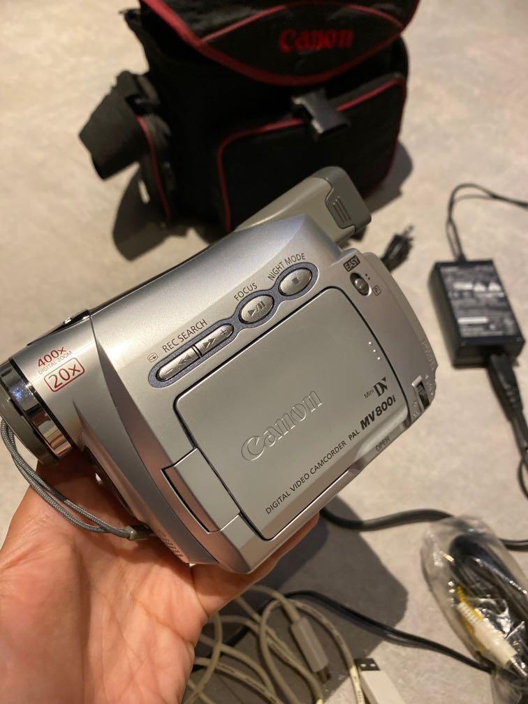 canon mv800i connect to pc