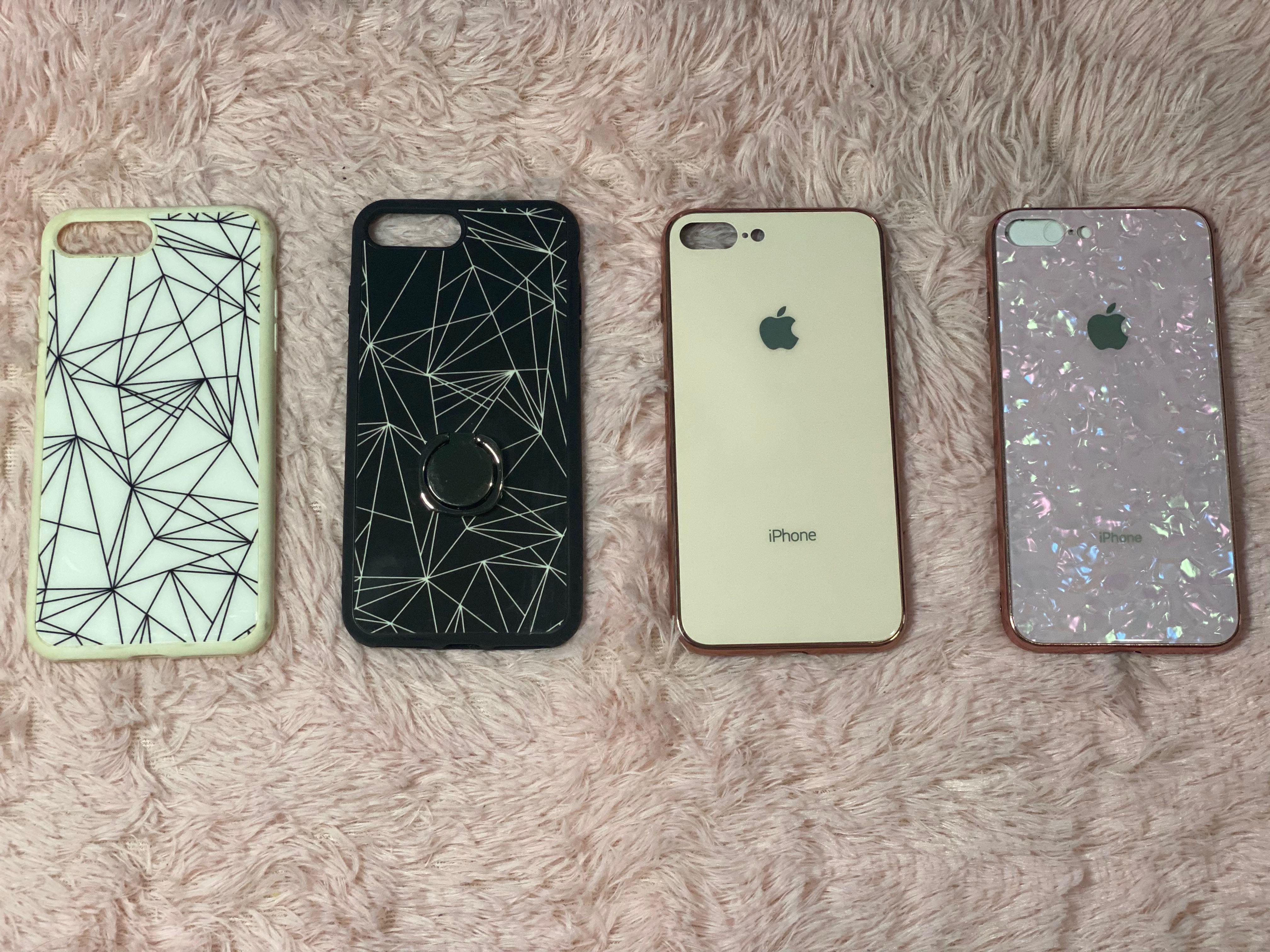 Cases for iPhone 8 Plus or iPhone 7 Plus (Repriced) (Category: Cases & Sleeves) located in Makati City. Submitted by mauiwowiegeemandz11.11 (Listing ID 1118054304, Image 2). Description: Please read entire description! For Sale! Random cases for iPhone 7 Plus or iPhone 8 Plus! Some are unused. Some were used only few times. Manage your expectations please. Pwede Take All for Php 650 or retail: Full 360 cover (Cosmo Marble from i-Blason) - Php 400