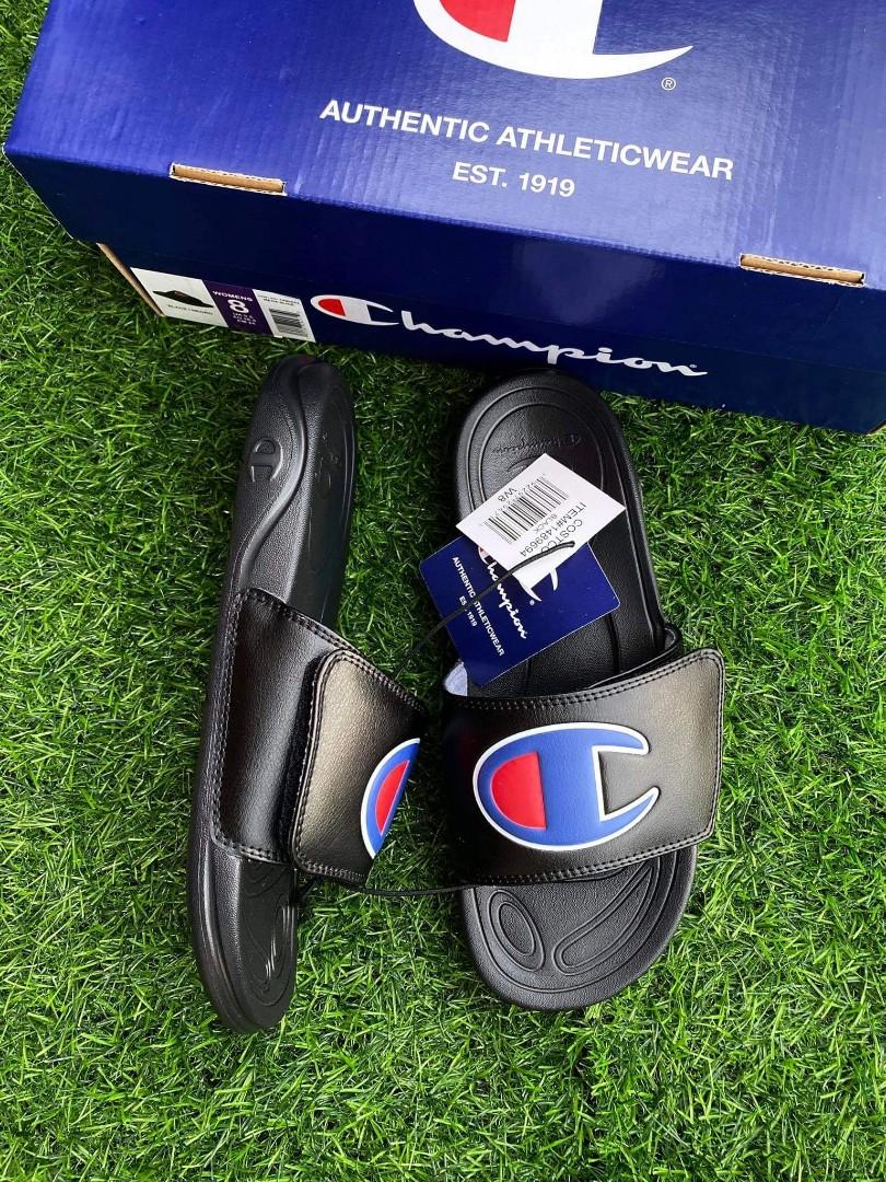 Champion monogram slides discount