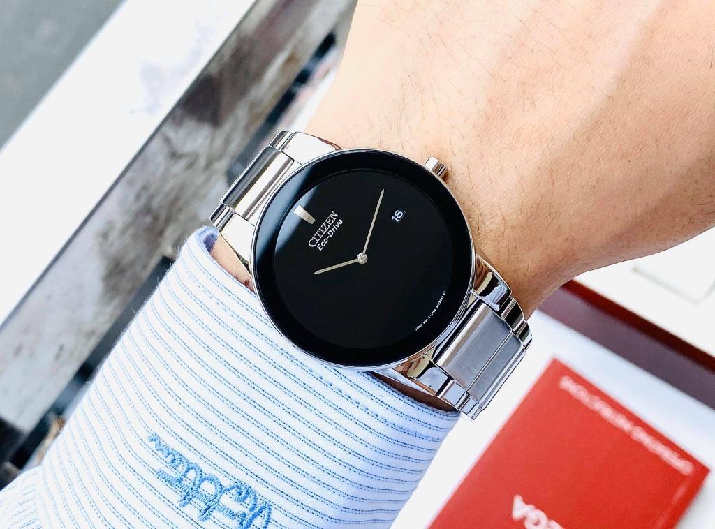 Citizen AU1060 51E Eco Drive Modern Simplicity Clean Contemporary Axiom Collection Black Watch AU1060 Luxury Watches on Carousell